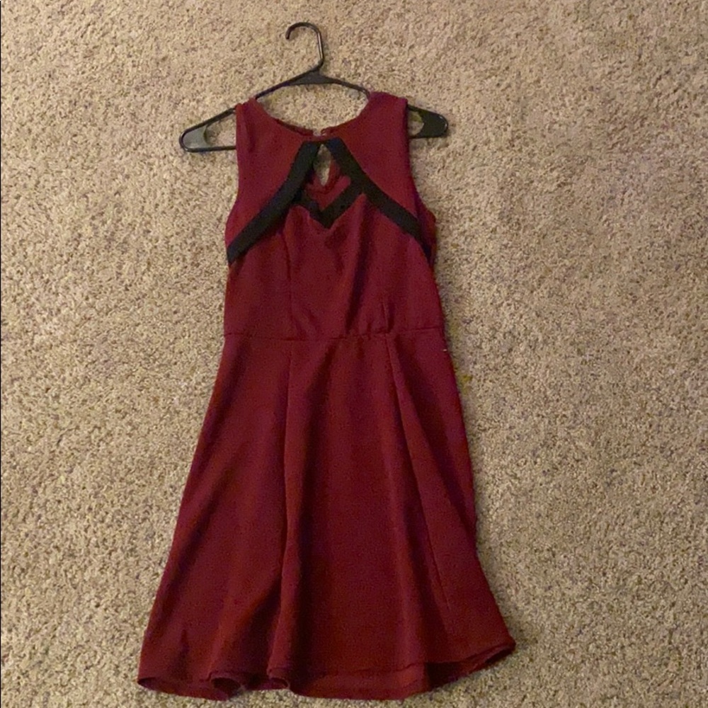 Medium Maroon Dress